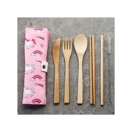 Bamboo Cutlery, 6-piece set, buy on GECODART