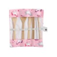 Set de couverts en bambou - Licorne