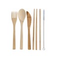 Bamboo Cutlery Set - Unicorn