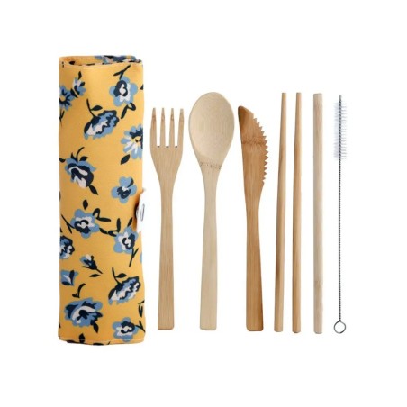 Bamboo Cutlery, 6-piece set, buy on GECODART