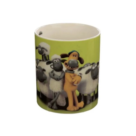 Tazza in porcellana Shaun vita da pecora su GECODART