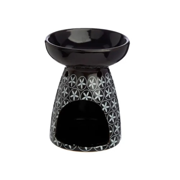 Geometric Flowers - Bruciatore per Fragranze e Cera da Fumare