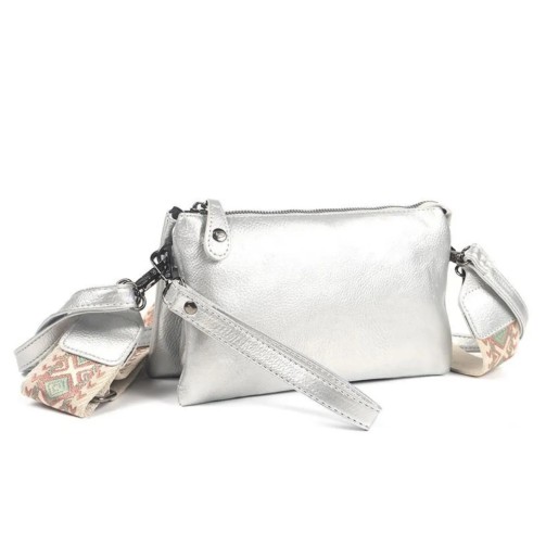 Argento - Borsa a tracolla Toronto