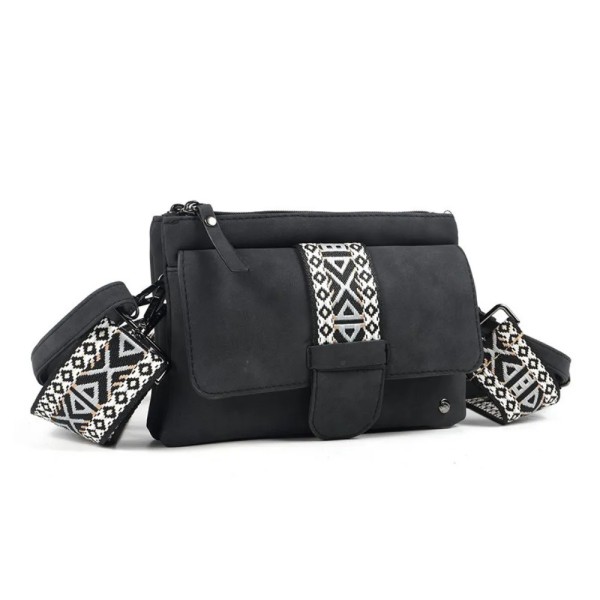 Schwarz – Milan Schultertasche