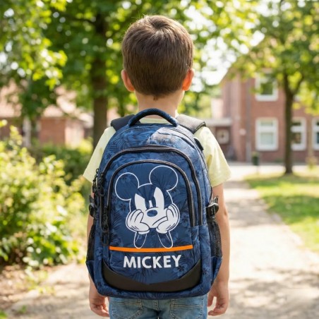 Sac d’école Mickey Mouse avec USB | Achat sur Gecodart