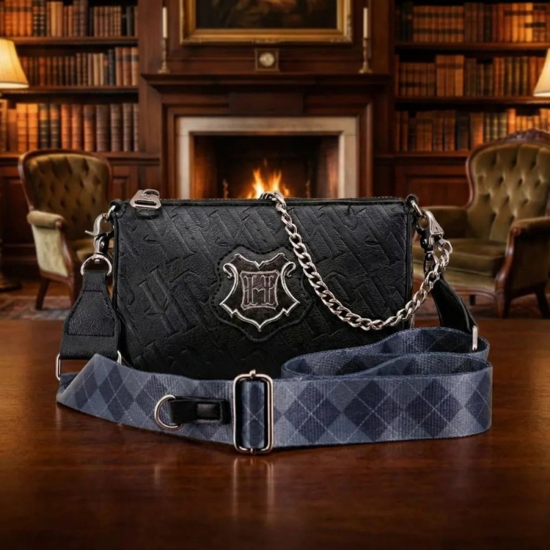Borsa a tracolla nera Harry Potter
