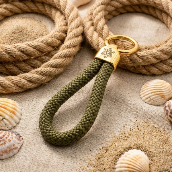 Green Gold - Elegant Nautical-Style Keyring