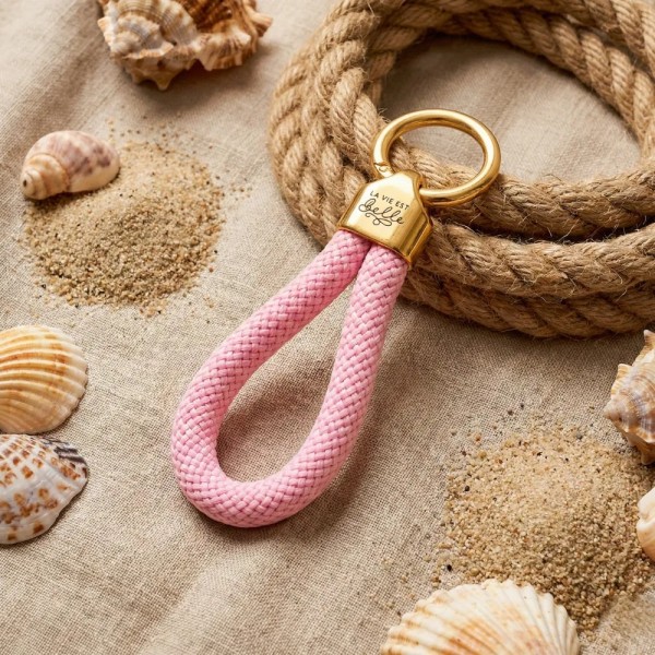 Roségold – Eleganter Schlüsselanhänger im maritimen Stil
