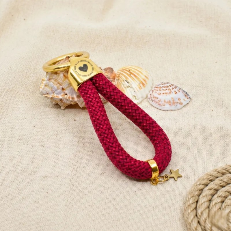 Red Gold - Elegant Nautical-Style Keyring