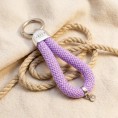 Violet - Porte-clés argenté nautique