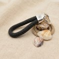 Grau – Maritimer Schlüsselanhänger in Silber