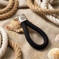 Nero - Portachiavi in ​​argento stile nautico