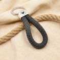 Gray - Nautical Silver Keyring