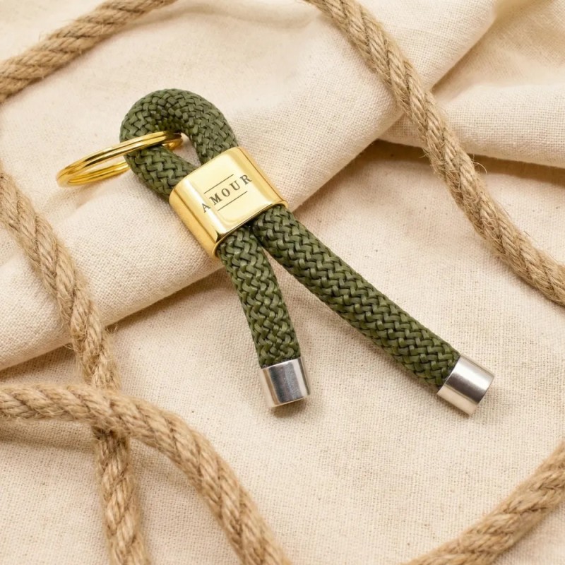 Green - Nautical Keyring