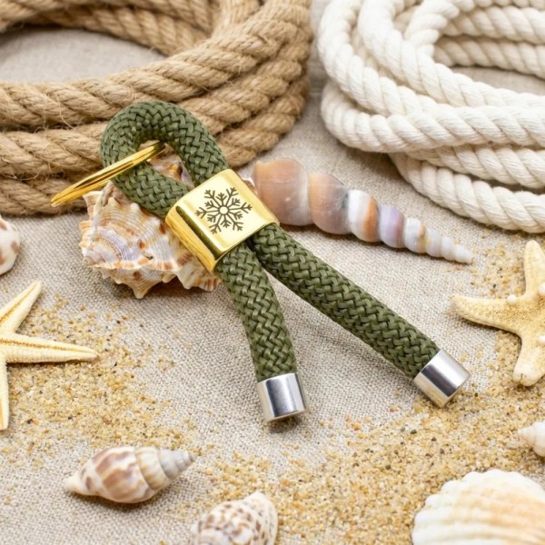 Green - Nautical Keyring