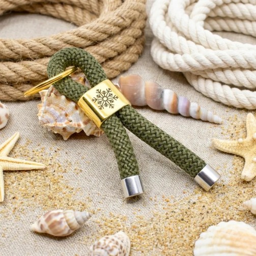 Green - Nautical Keyring