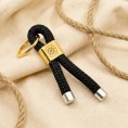 Black - Nautical Keyring