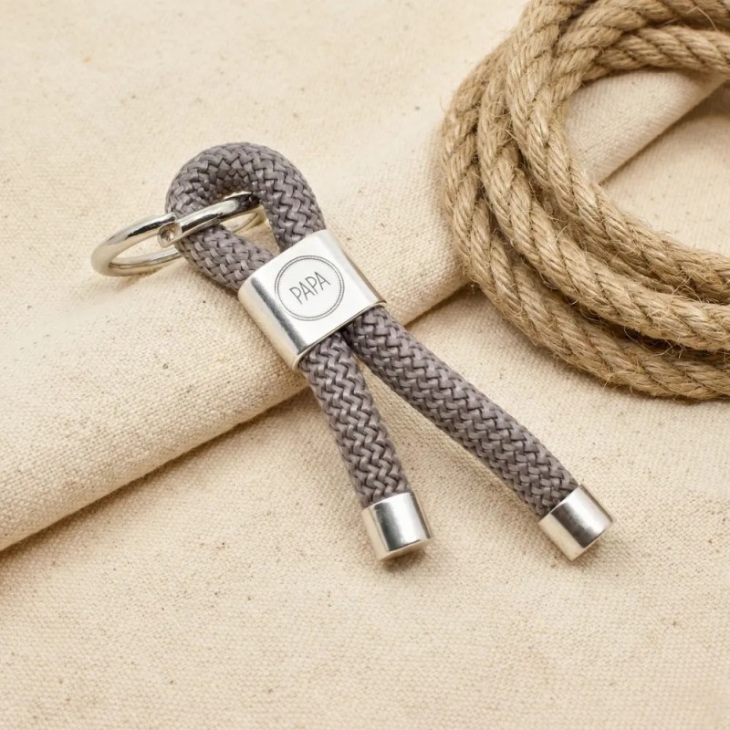 Brown - Nautical Keyring