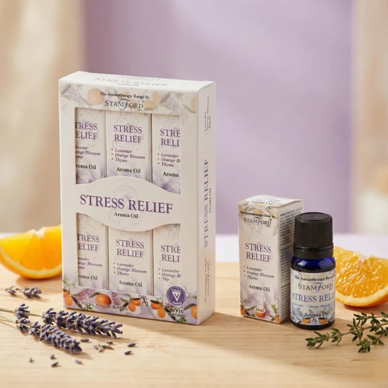 Soulagement du Stress - Huile Aromatique 6x