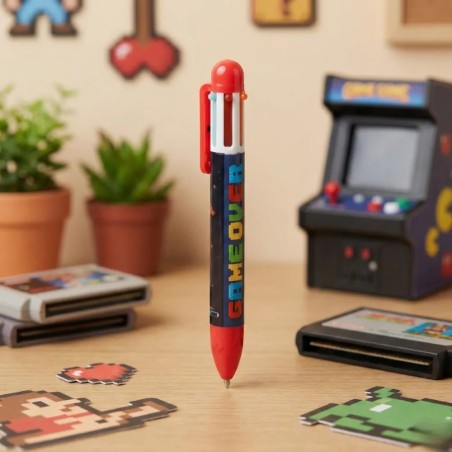 Game Over - Stylo multi-couleur  - GECODART