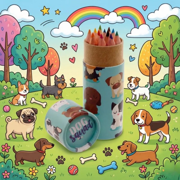 Cane - Portapenne colorato