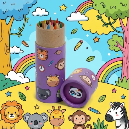 Wild Animals - Colored Pencil Holder - GECODART