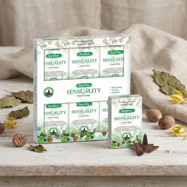 Backflow incense cones - Sensuality - Gecodart
