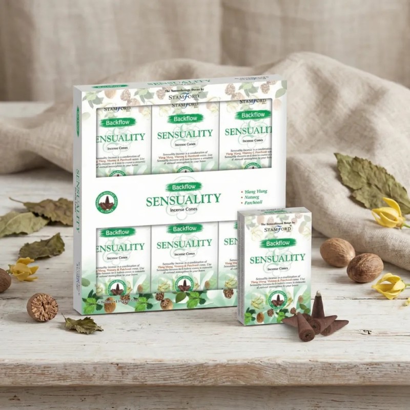 Sensuality - Backflow Incense Cones x6