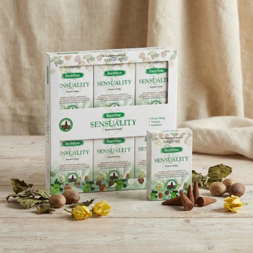 Sensualità - Coni di incenso a riflusso x6