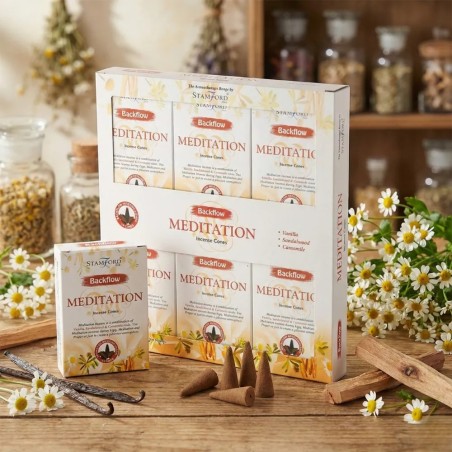 Backflow incense cones - Meditation - Gecodart