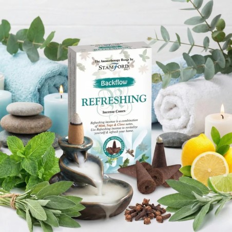 Rückfluss-Räucherkegel – Erfrischend – Gecodart