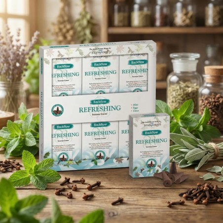 Backflow incense cones - Refreshing - Gecodart