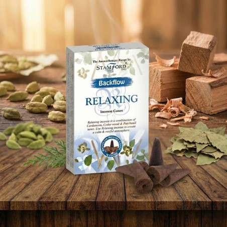 Backflow incense cones - Relaxing - Gecodart