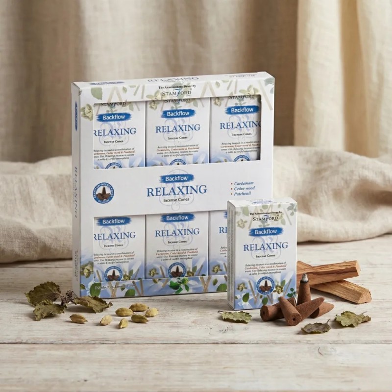 Relaxing - Backflow Incense Cones x6