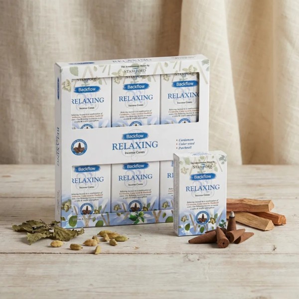 Rilassanti - Coni di incenso a riflusso x6