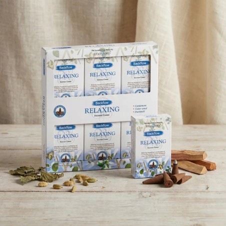 Rückfluss-Räucherkegel – Entspannend – Gecodart