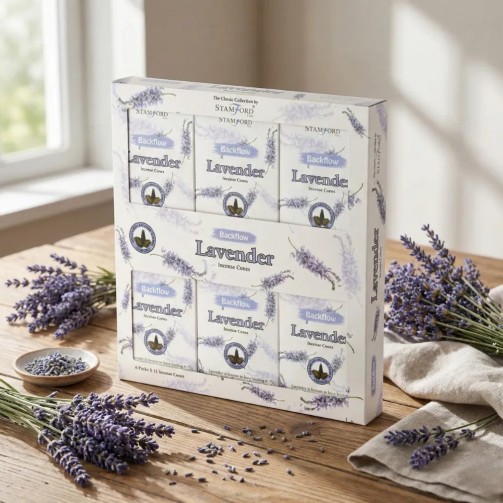 Rückfluss-Räucherkegel - Lavendel - Gecodart