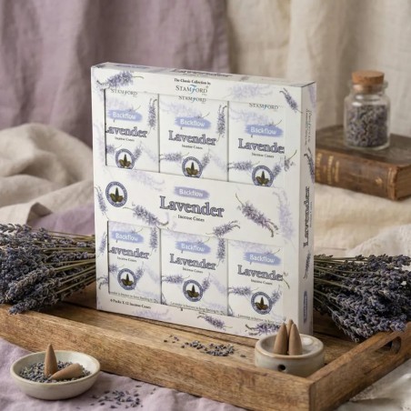 Rückfluss-Räucherkegel - Lavendel - Gecodart