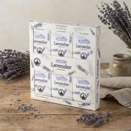 Rückfluss-Räucherkegel - Lavendel - Gecodart