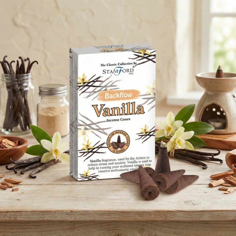 Vanilla - Backflow Incense Cones
