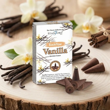 Backflow incense cones - Vanilla - Gecodart