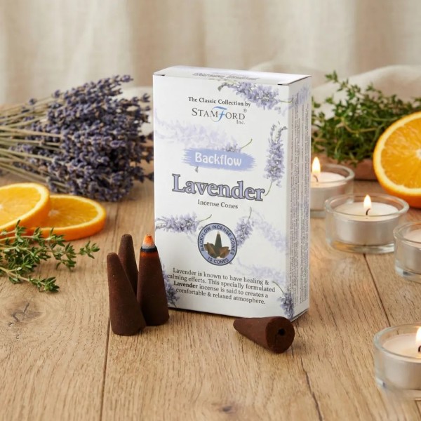 Coni di incenso a riflusso - Lavanda - Gecodart