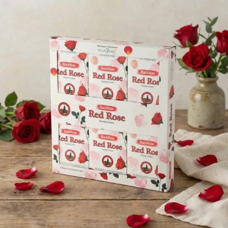 Backflow incense cones - Red Rose - Gecodart