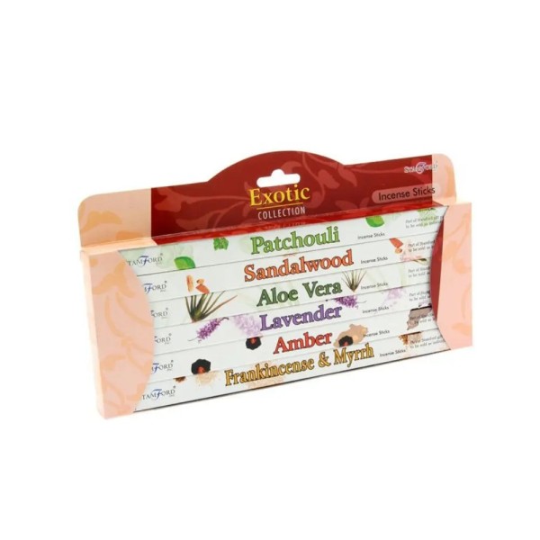 Incense sticks Set 6 boxes - Exotic – Buy on Gecodart