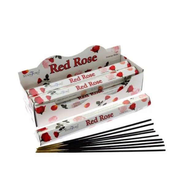 Red Rose - Premium quality incense sticks x6