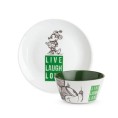 Minnie Mouse Bowl and Plate Set - Green