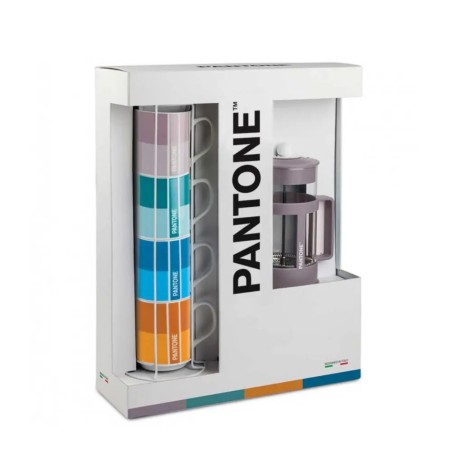 Set di 4 tazze e 1 pressa francese - Colore viola