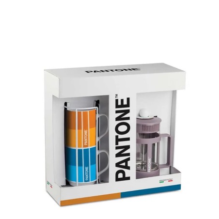 Set di 2 tazze e 1 pressa francese - Colore viola