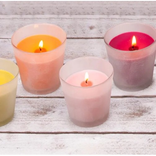 Mangue-Orange - Bougie en verre