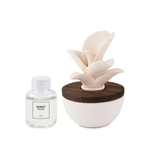 Diffuseur de parfum - Fleur céramique - Orchidée